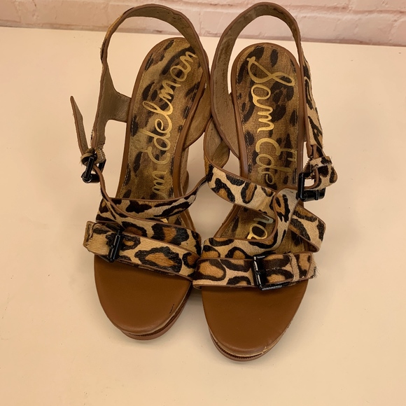 Sam Edelman Shoes - Sam EdelmanJosie Leopard Print Calfhair Platforms